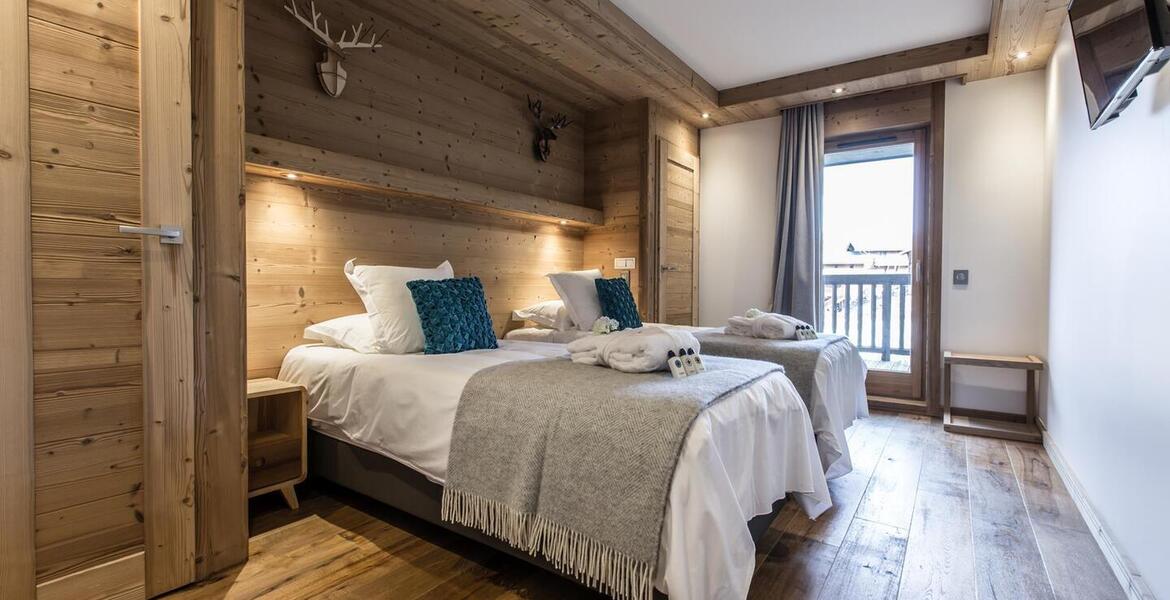 This apartment in Courchevel 1650 on the 3rd floor