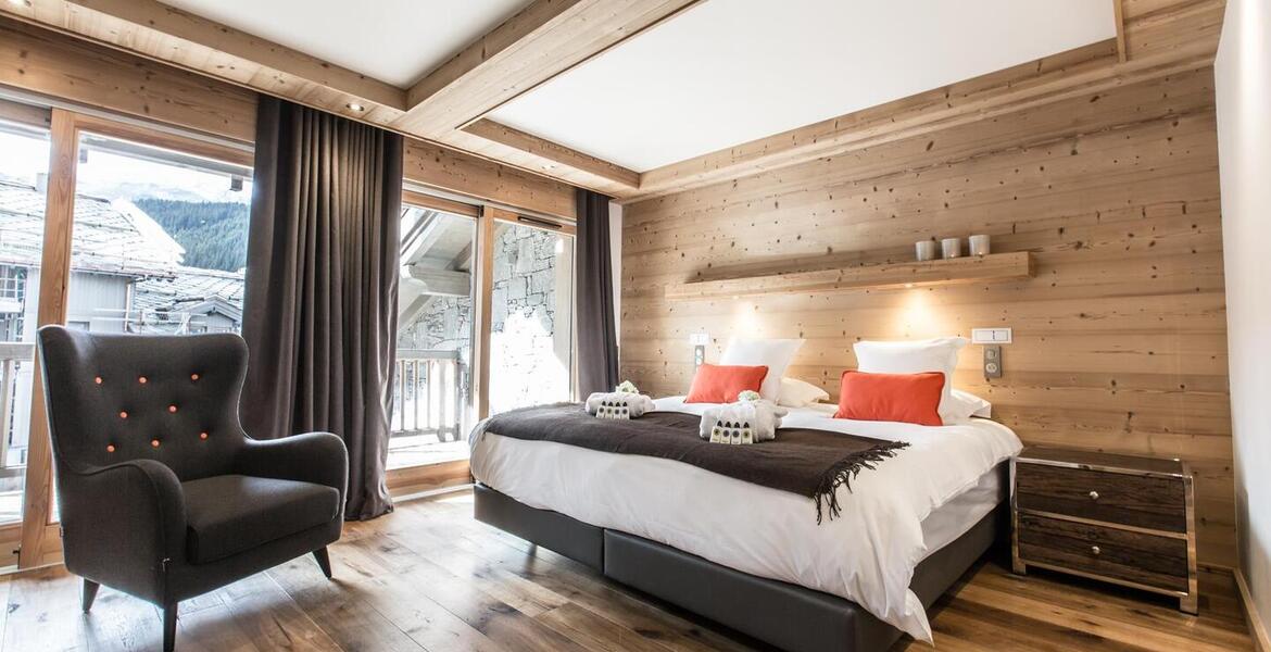 This apartment in Courchevel 1650 on the 3rd floor