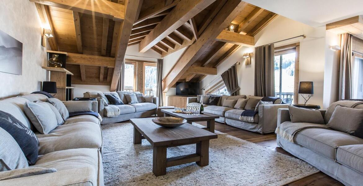 This apartment in Courchevel 1650 on the 3rd floor