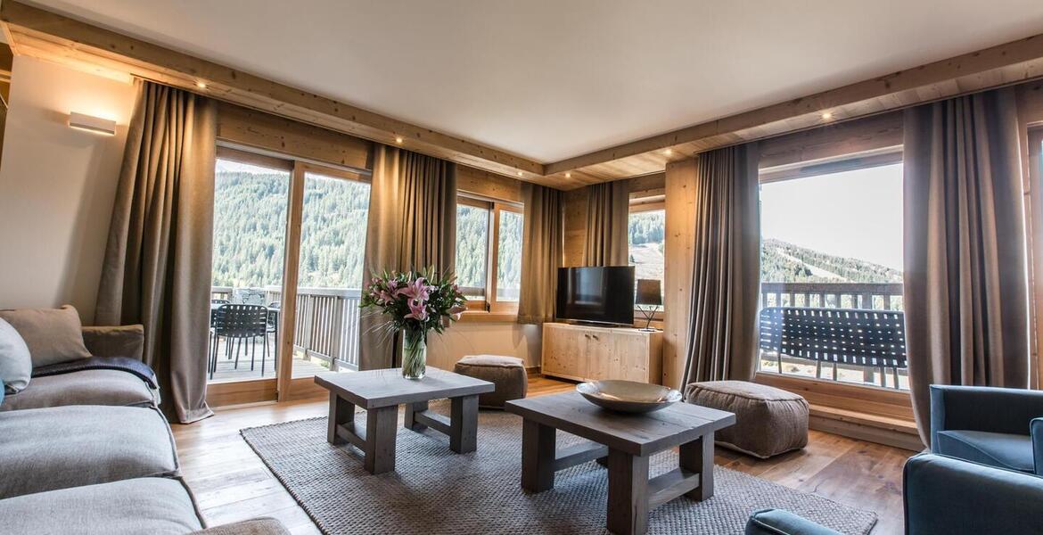 This apartment in Courchevel 1650 on the 3rd floor