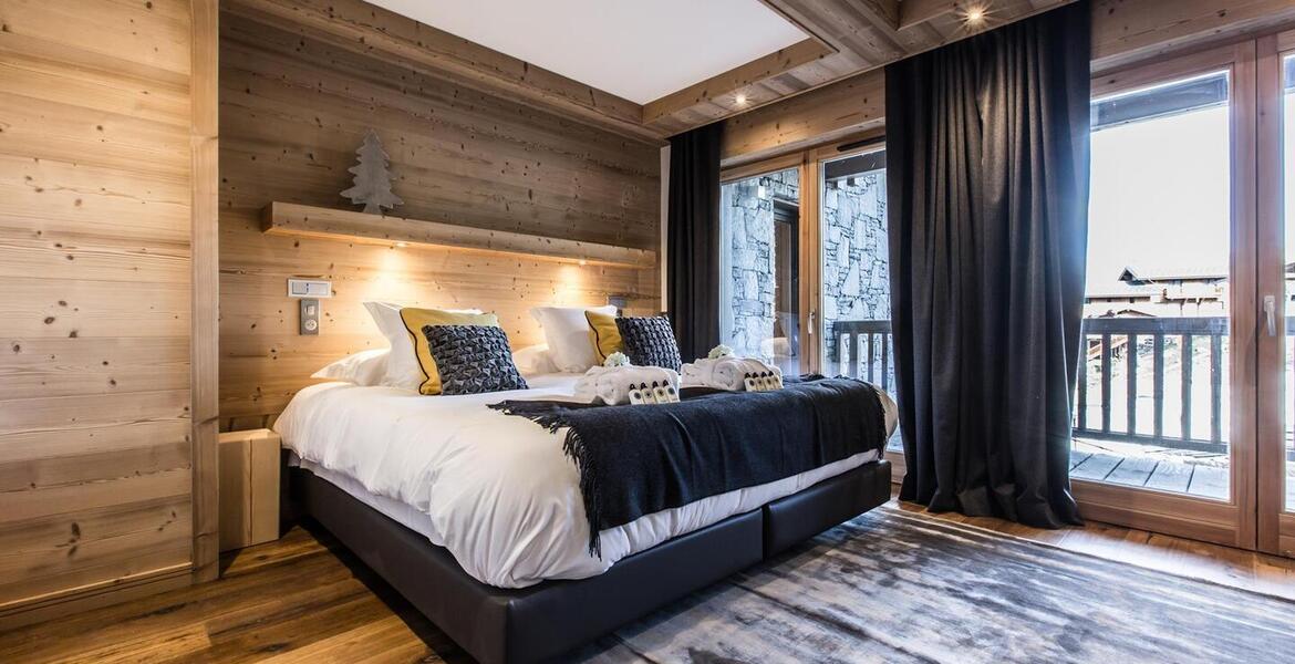 This apartment in Courchevel 1650 on the 3rd floor