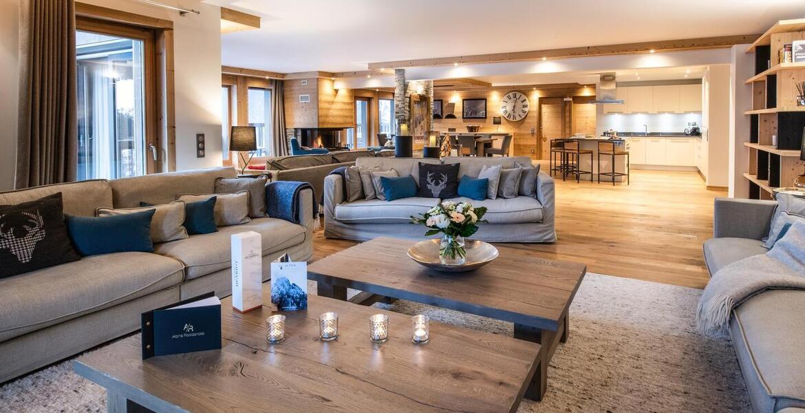 This apartment in Courchevel 1650 on the 3rd floor