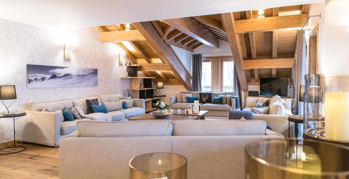 This apartment in Courchevel 1650 on the 3rd floor