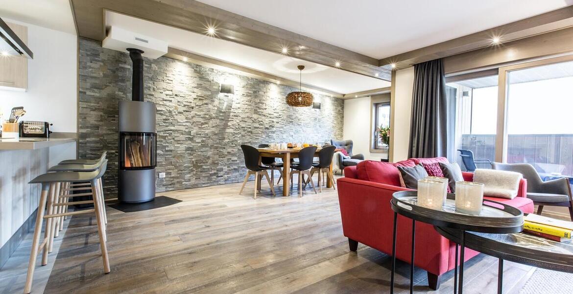 Apartment, in Courchevel 1650 Moriond - 162m² 