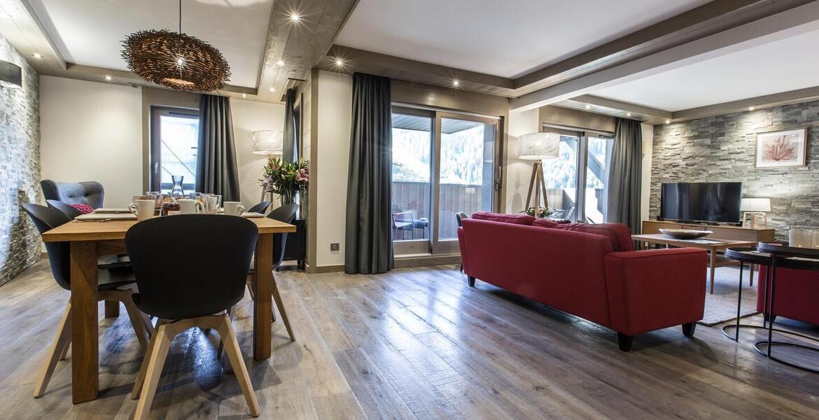 Appartement, à Courchevel 1650 Moriond - 162m² - pour 9 pers