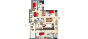 Apartamento en Courchevel 1650 Moriond para 5 personas