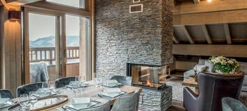 This penthouse for rental in Courchevel 1650 Moriond