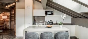 This penthouse for rental in Courchevel 1650 Moriond