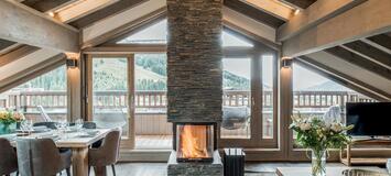 This penthouse for rental in Courchevel 1650 Moriond