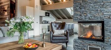 This penthouse for rental in Courchevel 1650 Moriond