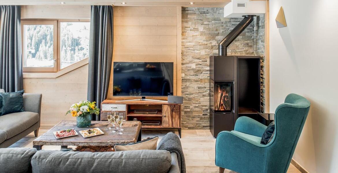 Amplio apartamento en Courchevel 1650 Moriond -113 m²-