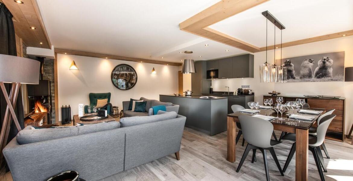 Spacious apartment in Courchevel 1650 Moriond -113 m²-