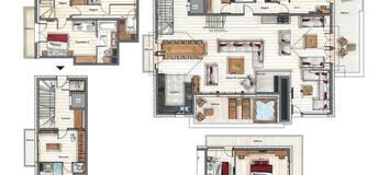 Penthouse de 364 m² sur 4 niveaux Courchevel 