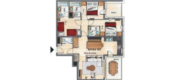 This beautiful property of 82m2 can accommodate up to 8 