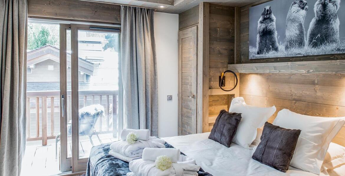 Appartement à louer à Courchevel 1650 avec deux chambres dou