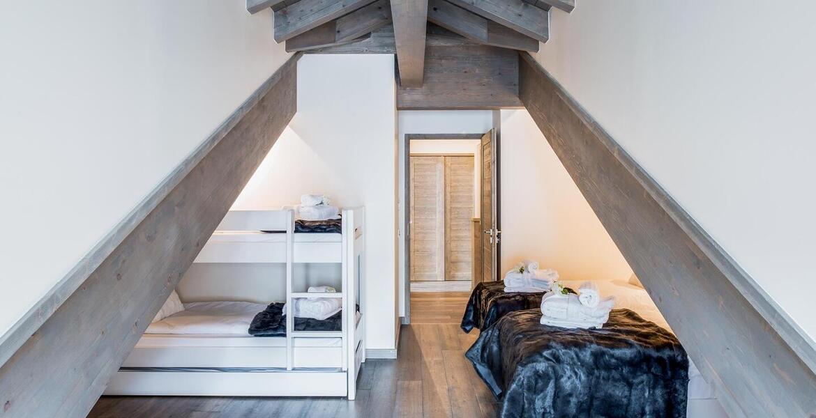 Appartement à louer à Courchevel 1650 avec deux chambres dou