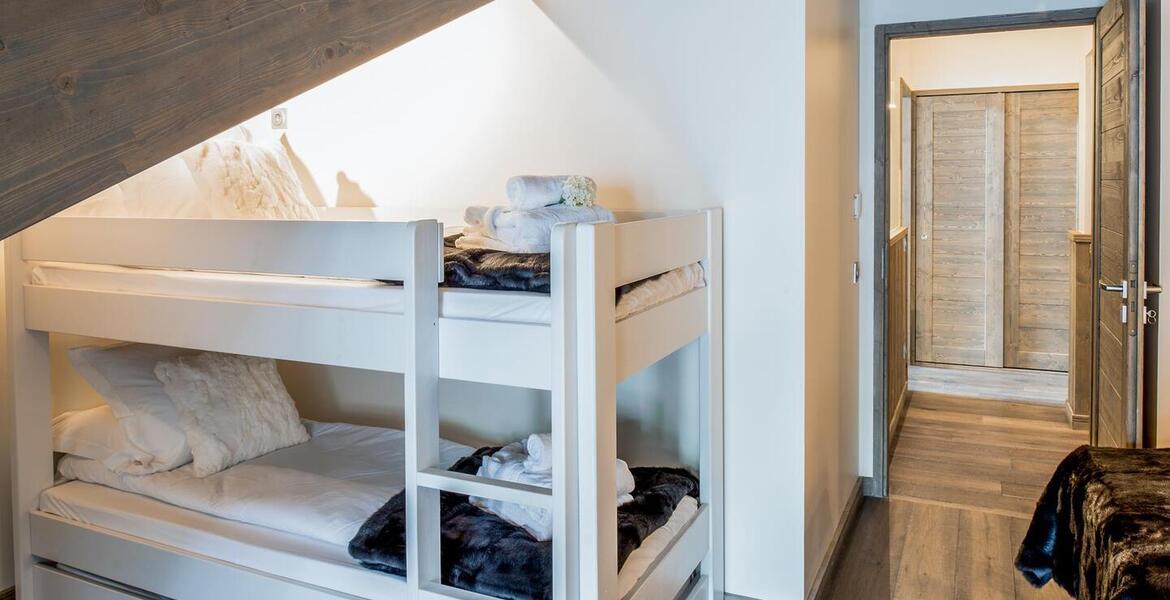 Appartement à louer à Courchevel 1650 avec deux chambres dou