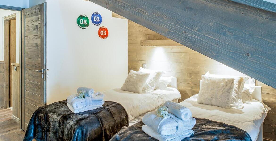 Appartement à louer à Courchevel 1650 avec deux chambres dou