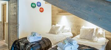 Appartement à louer à Courchevel 1650 avec deux chambres dou