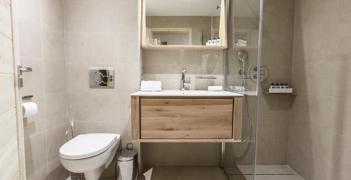 The apartment, located in the Residence for rental Moriond