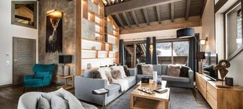 The penthouse in Courchevel 1650 Moriond, located on the 5th