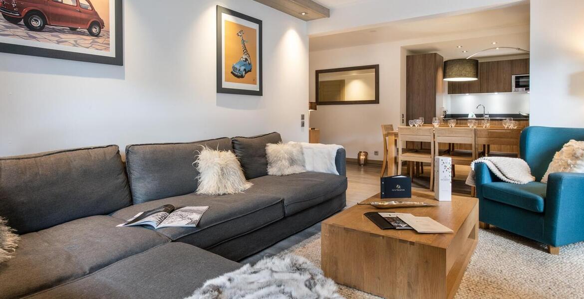 The apartment for rent, located in Courchevel 1650 Moriond 