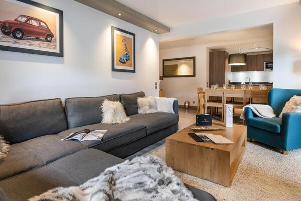 The apartment for rent, located in Courchevel 1650 Moriond 