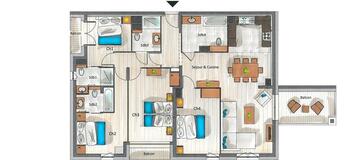 The apartment for rent in Courchevel 1650 Moriond 