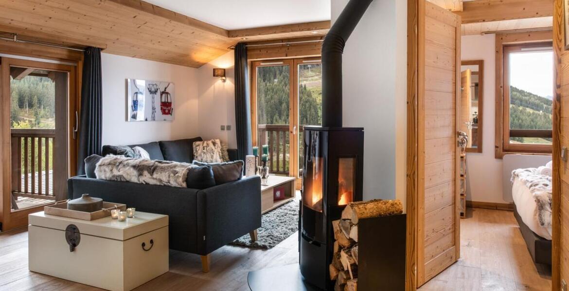 L'appartement à Courchevel Moriond est à louer, situé au 3èm