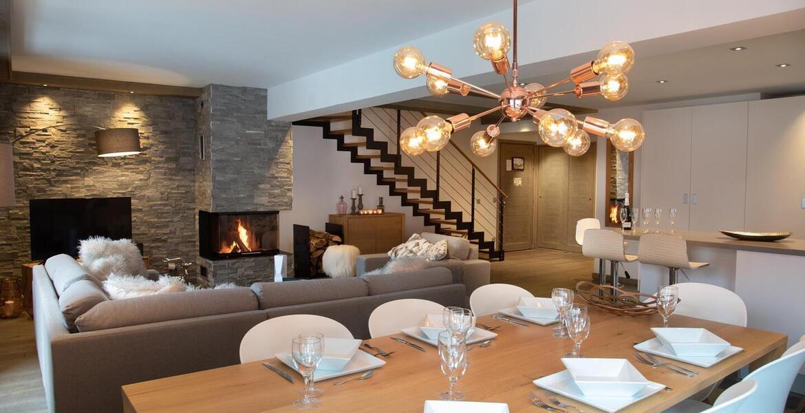 Le penthouse à louer, à Courchevel 1650 Moriond 228 m²