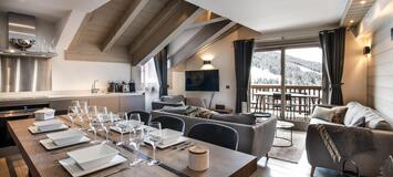 L'appartement, situé dans la résidence Le C à Courchevel1650