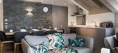 The apartment, located Le C residence in Courchevel 1650