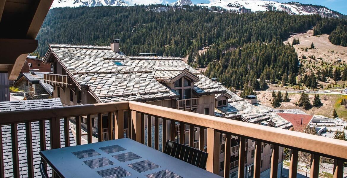 L'appartement, situé dans la résidence Le C à Courchevel1650