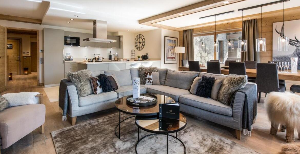 Apartment, in Courchevel 1650 Moriond of 136 m²