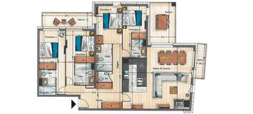 Apartment for rent in Courchevel 1650 Moriond