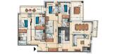 Apartment for rent in Courchevel 1650 Moriond