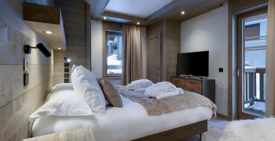 The penthouse, located in Courchevel 1650 Moriond for rent