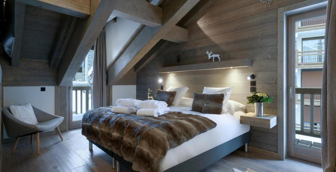 The penthouse, located in Courchevel 1650 Moriond for rent