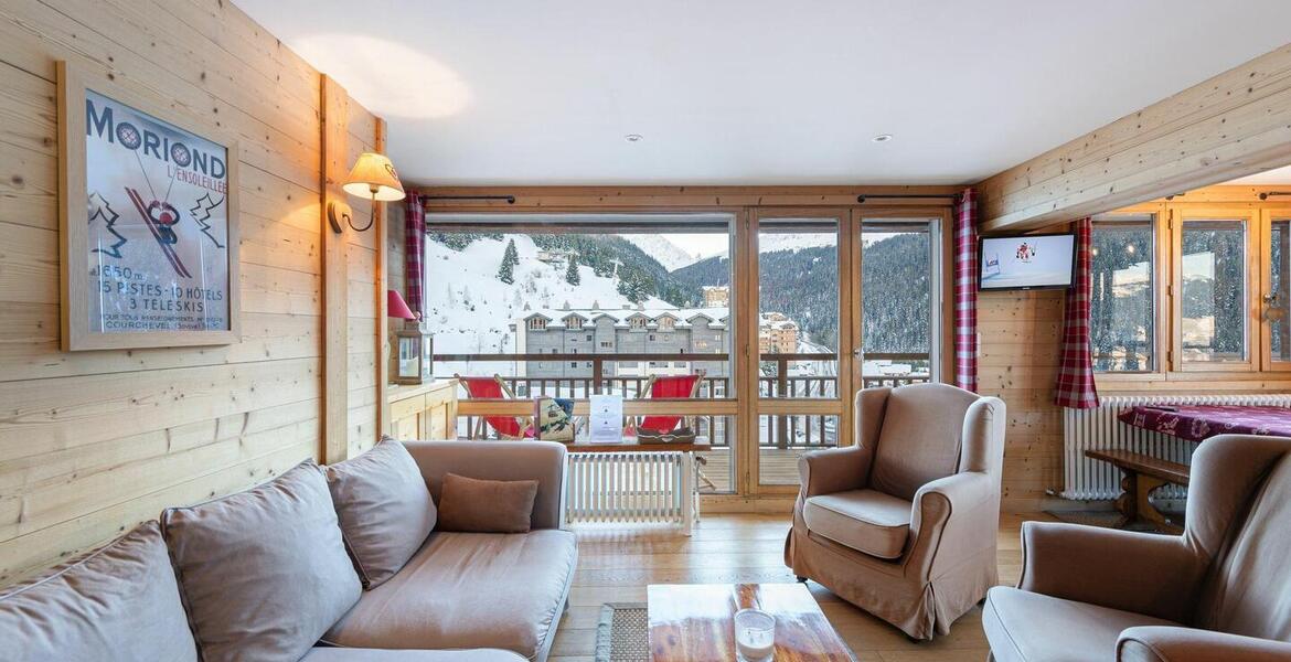 Apartment for rental in Coruchevel 1650 Moriond with two bed