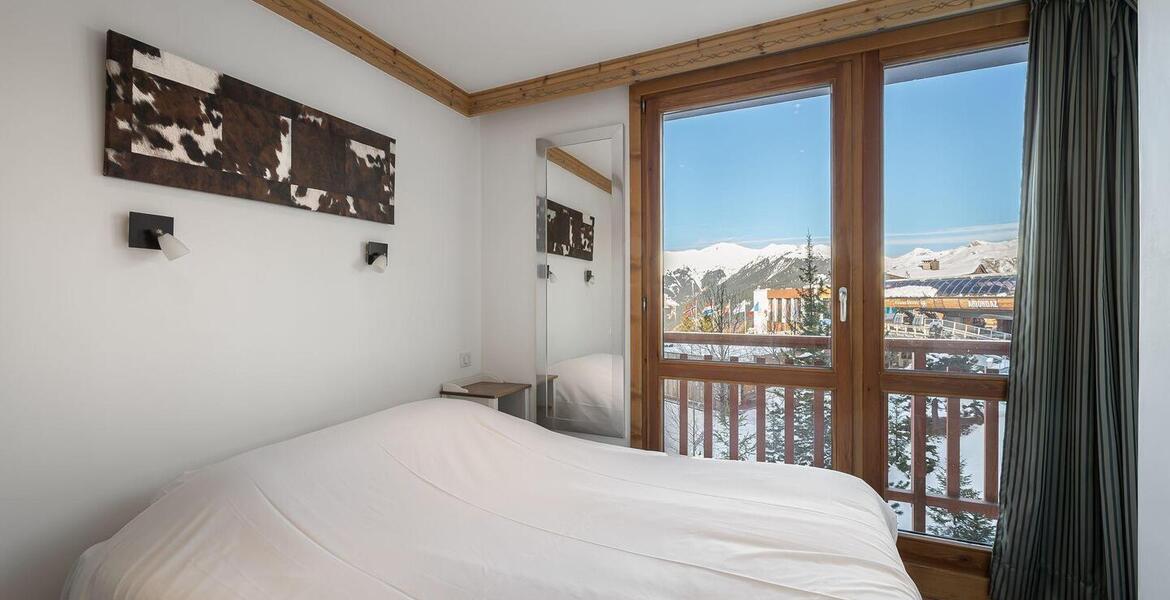 This cosy apartment for rental is located in Courchevel 1650