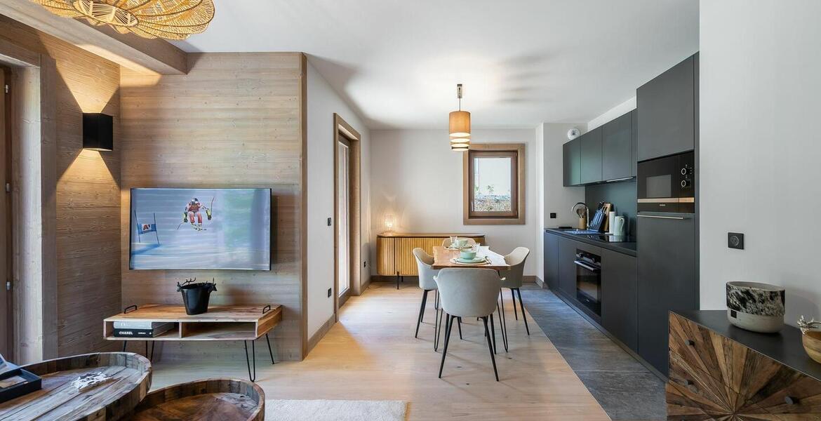 Appartement à Megève - Rochebrune à louer avec 50 m² et 1 ch