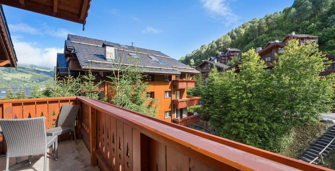 Ce bel appartement de 84m² en location à Méribel Village 