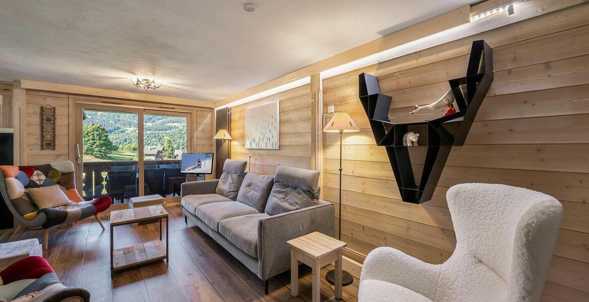 Este hermoso apartamento de 84m² en alquiler en Méribel 