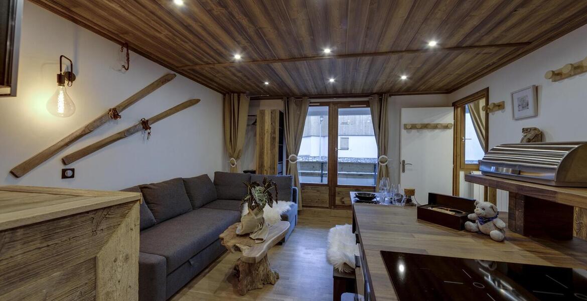 One bedroom apartment in Val d'Isere Le Crêt, 53 sqm for 4 