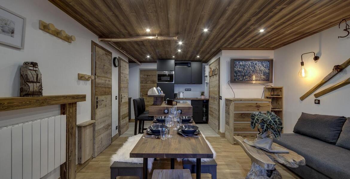 Apartamento de un dormitorio en Val d'Isere Le Crêt, 53 m² p