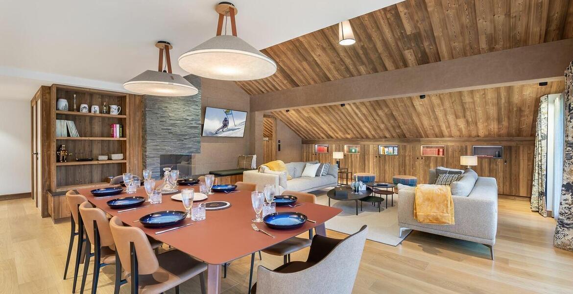 Duplex Apartment for rent in Méribel Station of 134m² 