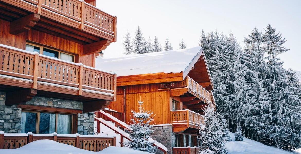 Chalet for rent in Méribel Station with 590 sqm 4 bedrooms