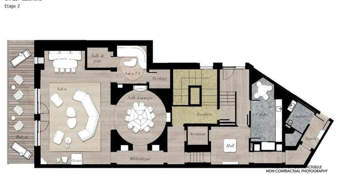 Chalet en alquiler en Estación de Méribel de 590 m2 y 4 dorm