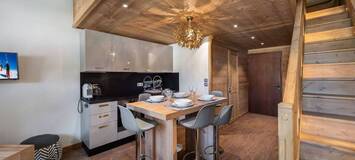 Appartement T2 en duplex à louer à Val d'Isère de 36m² 