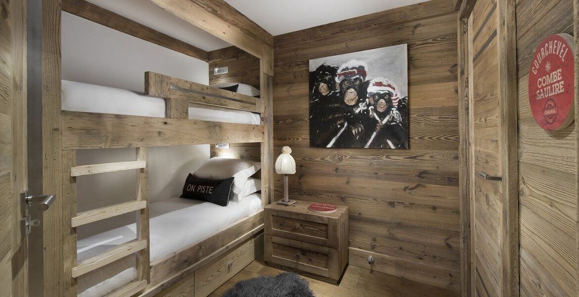 Chalet de 220m2 avec 5 chambres à coucher à louer Courchevel